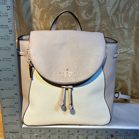 Kate Spade cream and putty backpack.   C3Ba main image 8